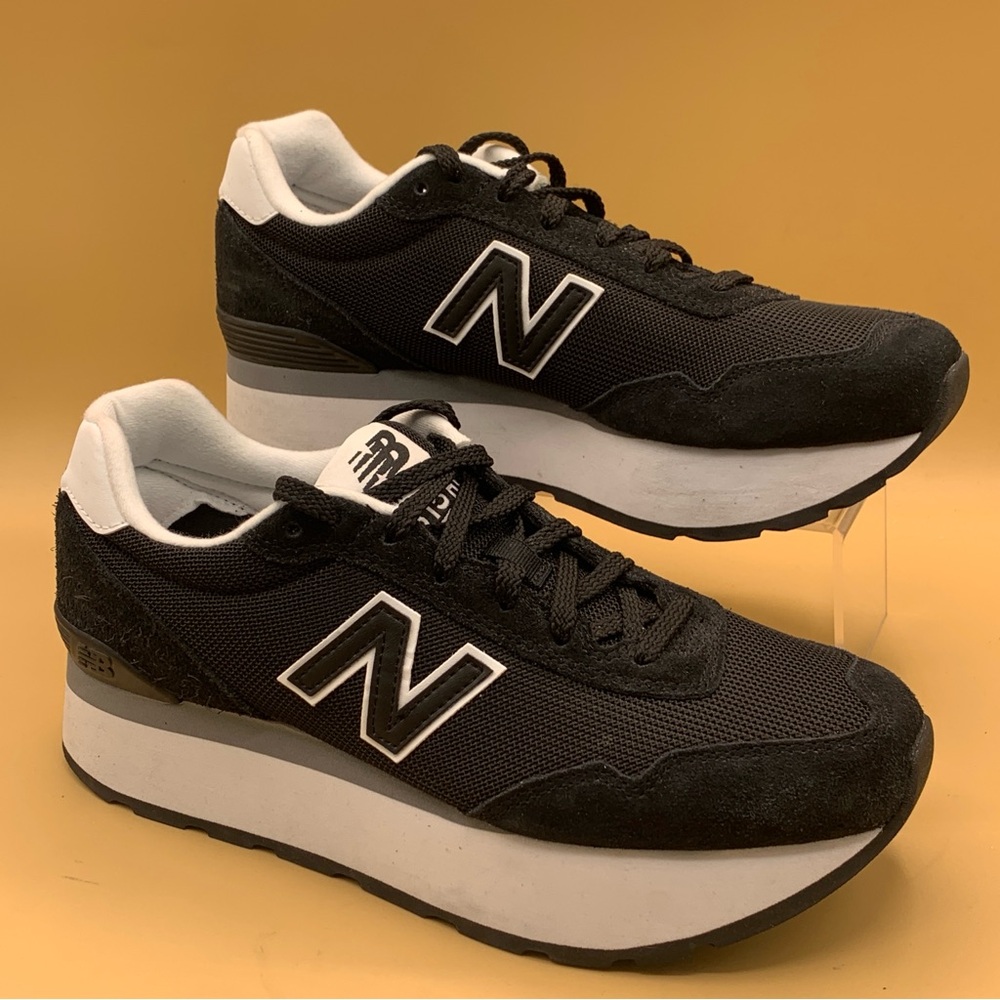 New Balance 515H Classics Women's Sneakers Black/White Platform - Size 9.5